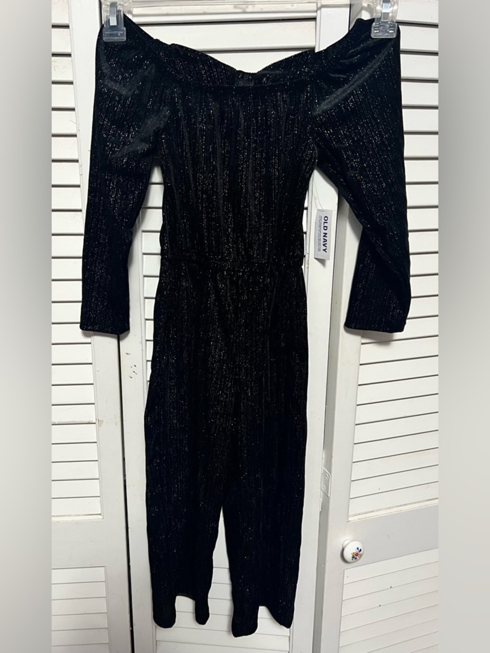 NWT Old Navy Little Girls Black Jumpsuit Size XS (5)